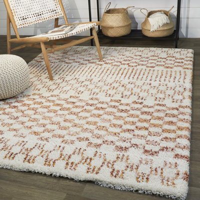 Dacono Geometric Shag Area Rug
