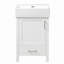 Meuble-lavabo 20,28 po avec lavabo en céramique, structure en bois massif et tiroir-42560738