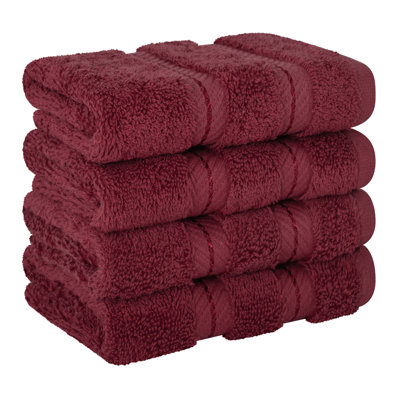 Darcelle 100% Cotton 4-Piece Turkish Washcloth Set