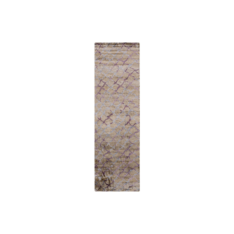 Atterberry Viscose Abstract Indoor Rug, Runner 2'6" x 8'