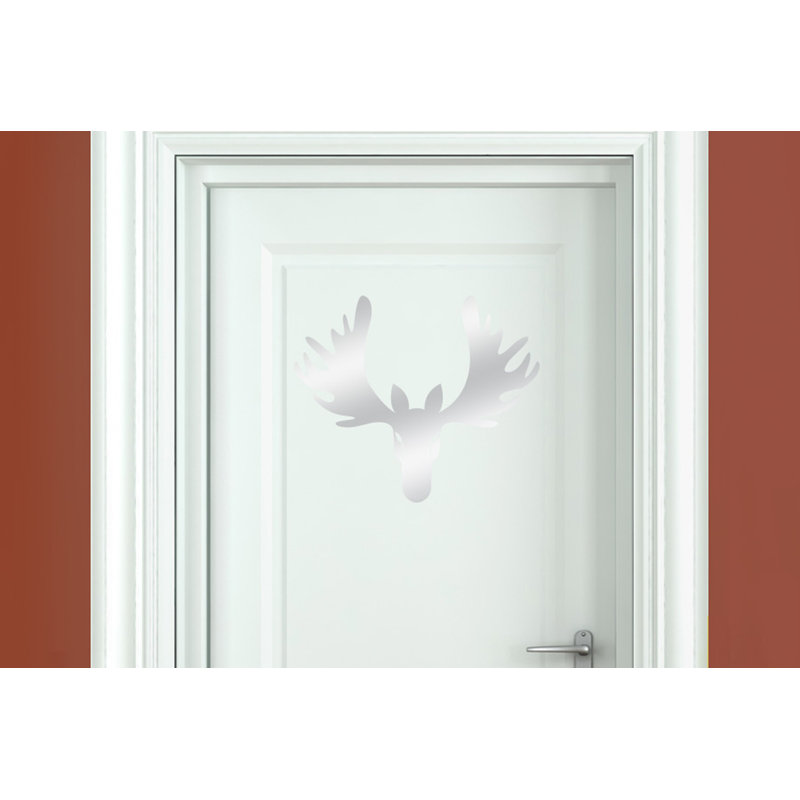 Animals Wall Decal, Shiny Silver
