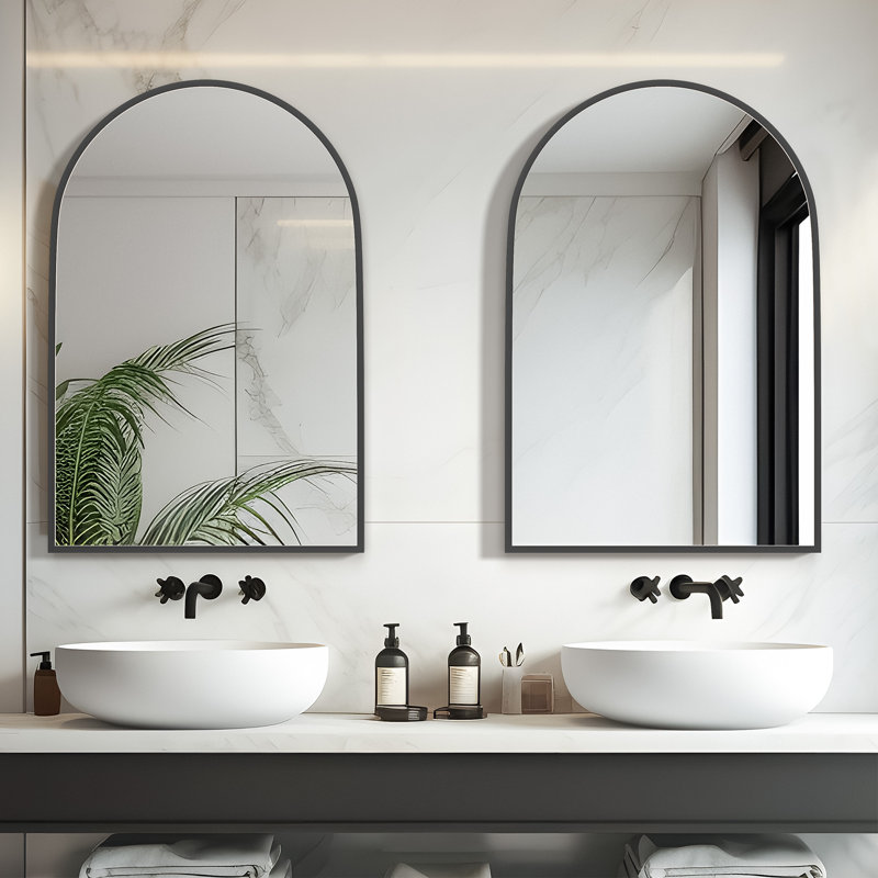 Miroir mural Margulies, Noir, H 36 po x l 24 po
