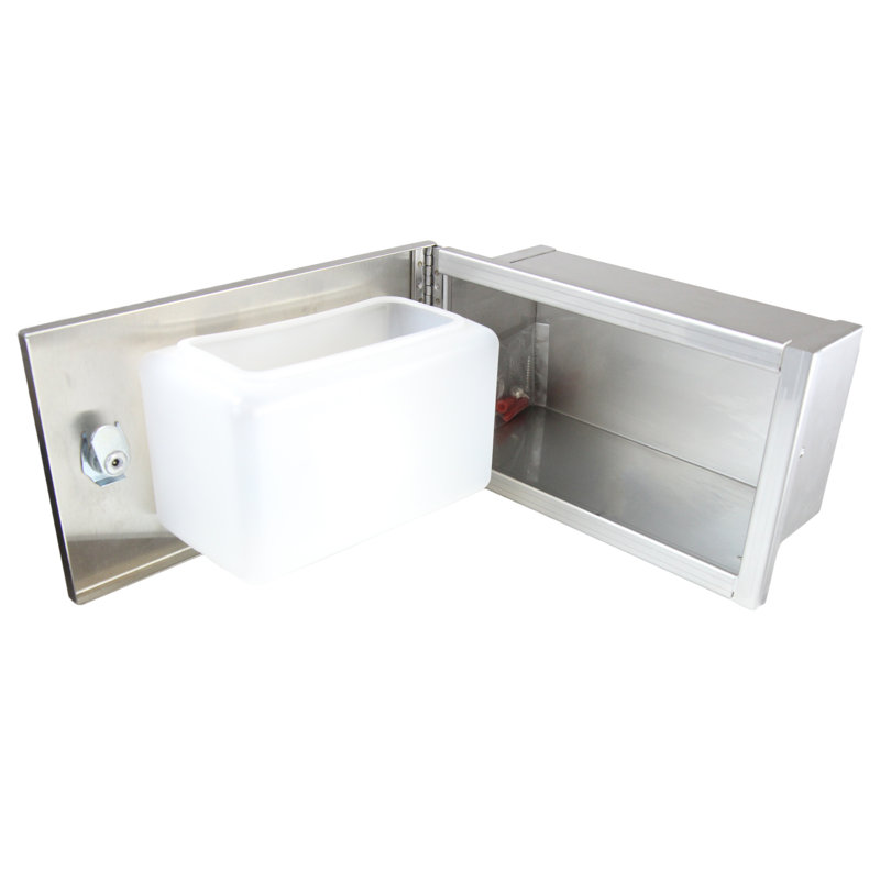 Stainless Steel Recessed Mounted Liquid Soap Dispenser