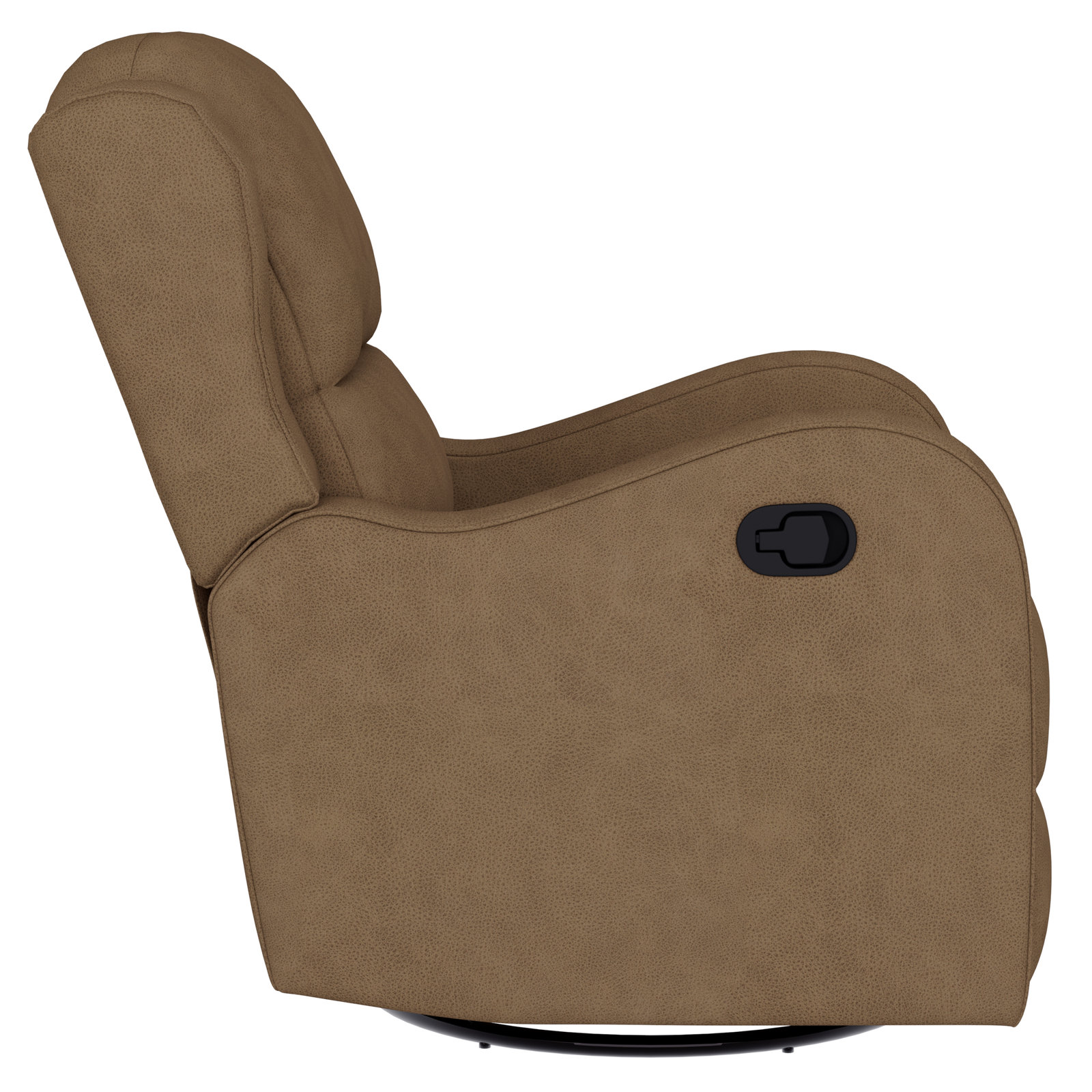 Pastiche 30" Manual Recliner, Saddle Vegan Leather