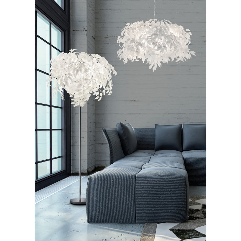 Edela 4 - Light Chrome Unique/Statement Pendant