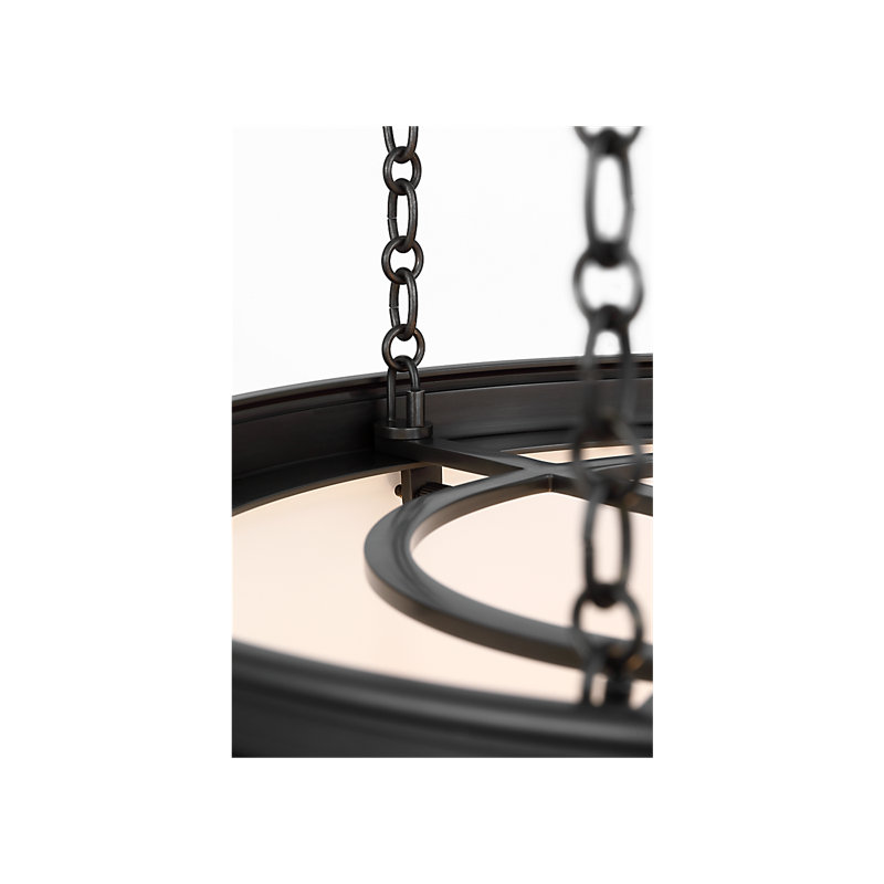 Chapman & Myers Pendant, 1, Bronze, 13" H x 16.5" W x 16.5" D