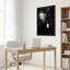 «Black and White Orchid Flower in Glass Greenhouse», art mural-133510119