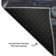 Tapis bleu Cerrito lavable à la machine de qualité supérieure-105698247