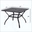 Table de bistro en métal et acier