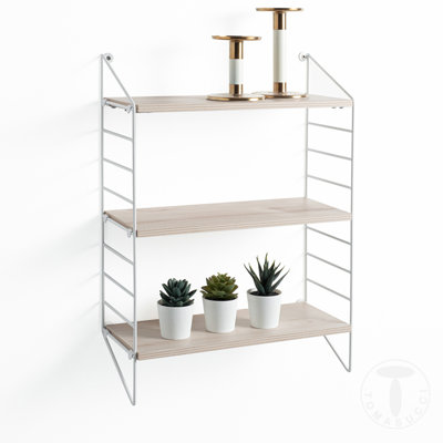 3 Piece Solid Wood Tiered Shelf