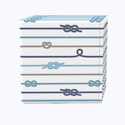 100% Cotton Striped Square Napkin