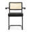 Boucle Low Rattan Back Arm Chair-93021591
