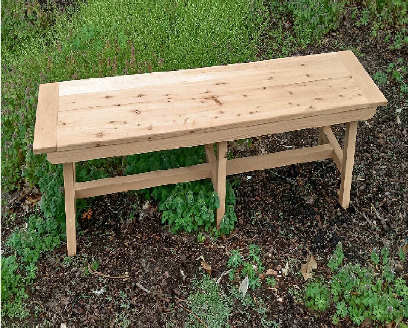 Florala Cedar Outdoor Bench