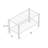 19.69'' H x 35.71'' W Utility Cart with Wheels