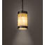 Luminaire suspendu cylindrique unique à 1 lumière