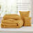 Bedsure Pinch Pleat Comforter Set Boho Bed-in-A-Bag Bedding Set with  Pillowcases for All Season-105529492-105529480
