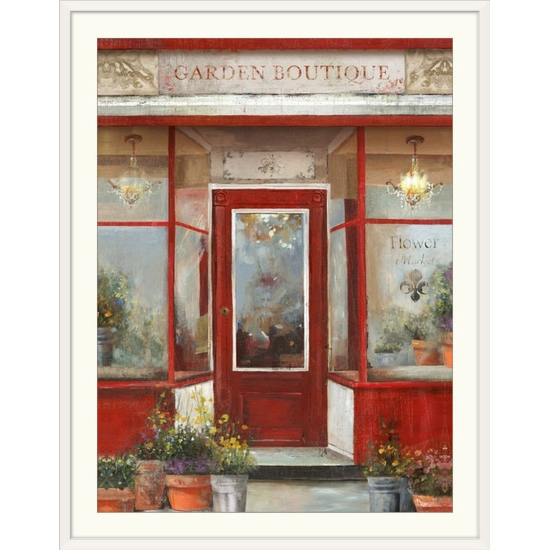 « floral shop », reproduction d’art, H 24 po x l 18 po x P 1,5 po, Toile