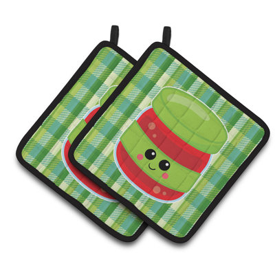 Caroline's Treasures Striped Polyester Potholder