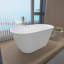 Baignoire profonde autoportante en acrylique A24 de 51 po x 28 po