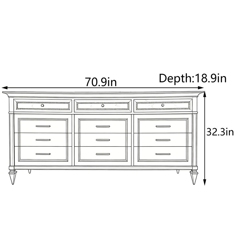 Armoire de vestibule American Country