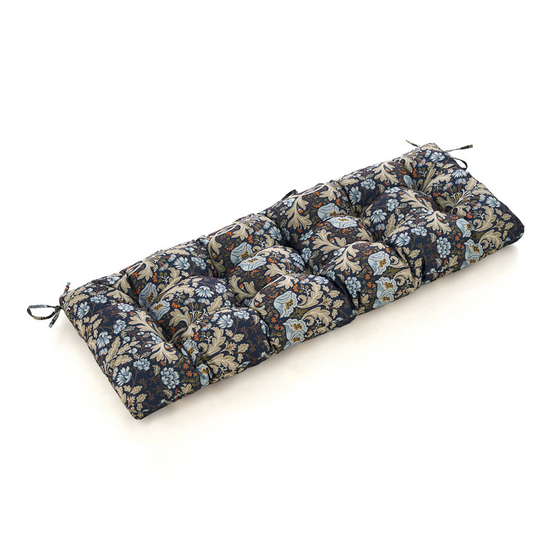 Outdoor 4'' Bench Seat Cushion, Light Blue