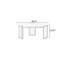 Table basse en bois de teck de style rétro français-106688854
