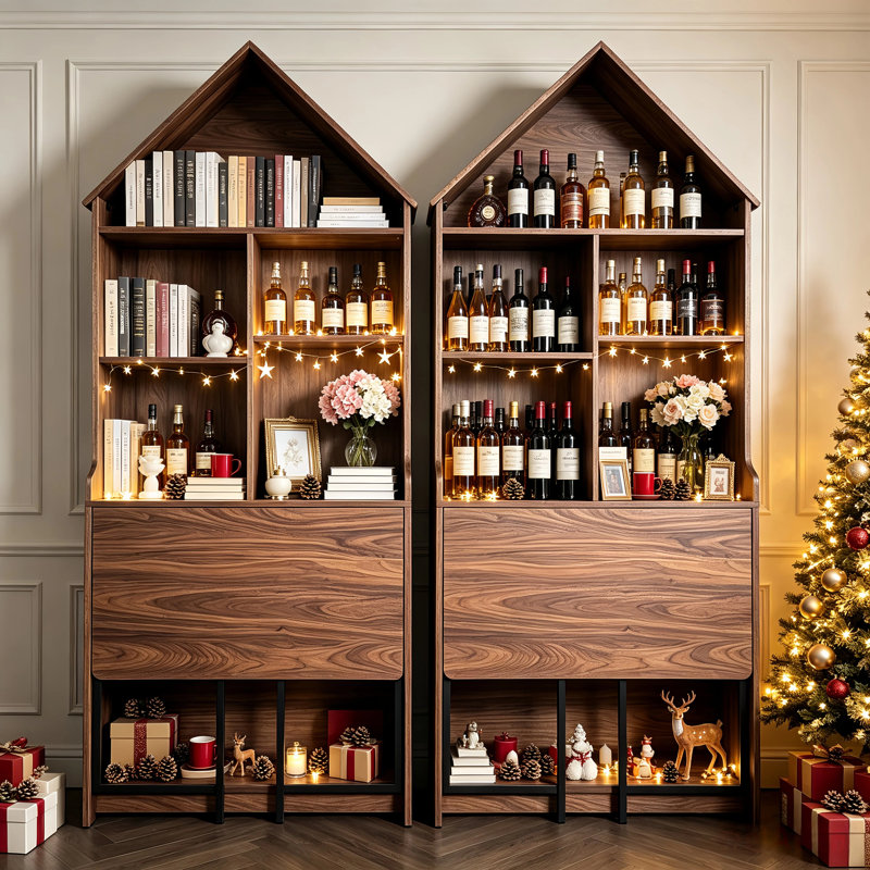 Bureau d'artisanat pliant avec tablettes de rangement, bureau convertible dissimulé en bibliothèque, bureau pliable avec rangement, bureau de disparition pour petits espaces, table de bricolage multifonctionnelle, bureau de coiffeuse