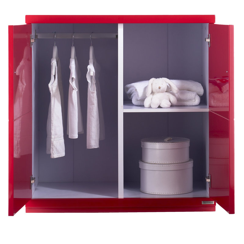 Skyline Short Robe, Red