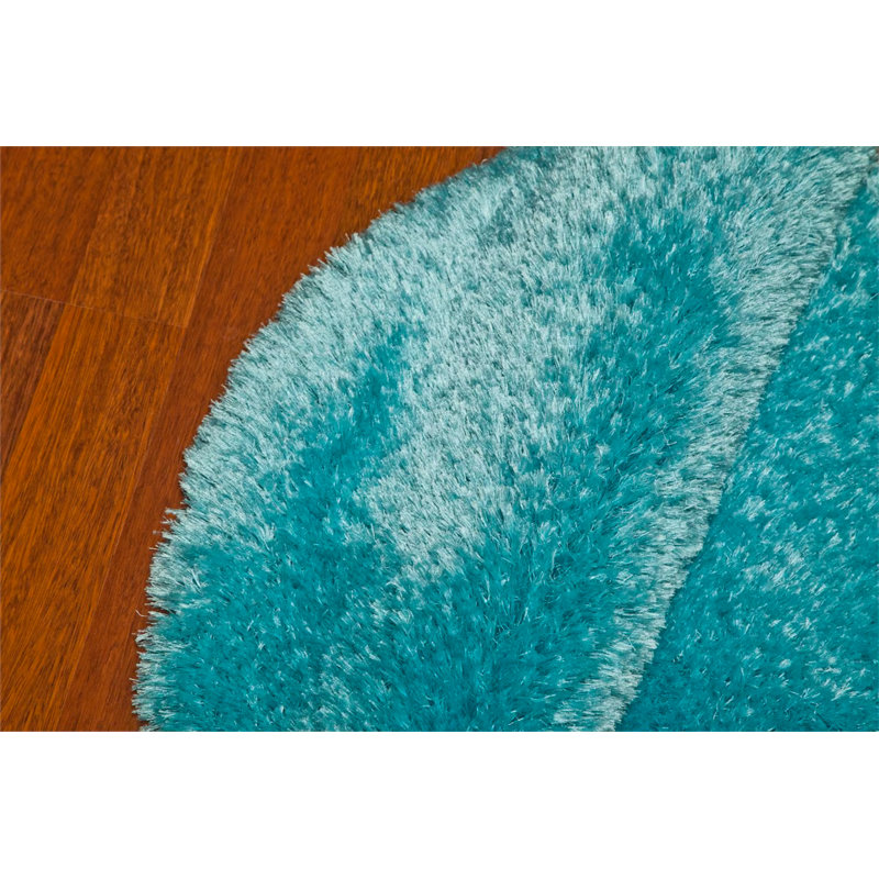 Tapis rond en coton Tulisia, Rond 8 pi 2 po