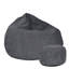 rucomfy Beanbags Slouchbag Large Corduroy Bean Bag Chair - Adult Bean Bag with Filling - Home Furniture Seating for Living Room or Bedroom - Machine Washable - 80 x 110cm-546506924-548671188