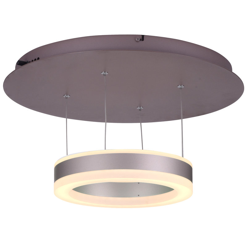 Europa 11-in ETL Certified WiFi-Enabled Tunable White Color-Changing LED Pendant Flush Mount
