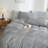 LIFETOWN Striped Duvet Cover Set,3 Pcs Breathable Durable 100% Washed Cotton Comforter Cover for All Seasons, Chic Linen Like Textured Bedding Set.-114652713-114652709
