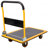 Foldable Platform Truck Push Dolly 660 lb. Weight Capacity Black and Yellow