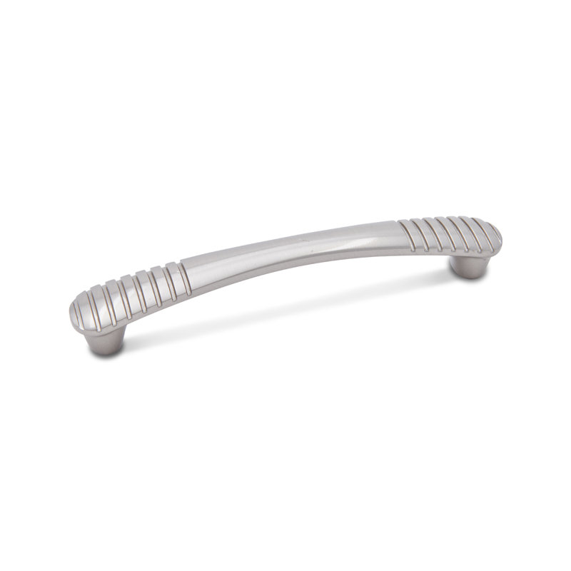 Ridges Edge 5" Center to Center Arch Pull, Satin Nickel