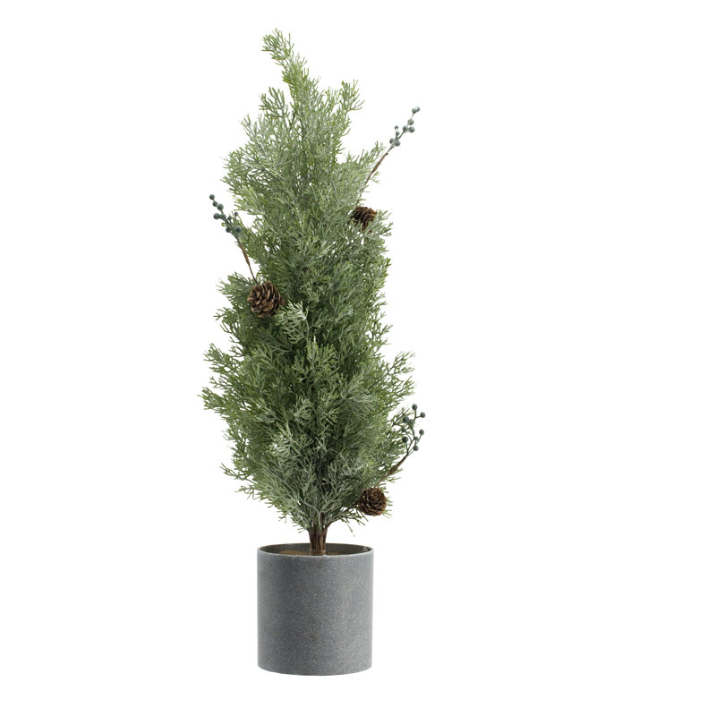 24'' Faux Pine Tree in Pot