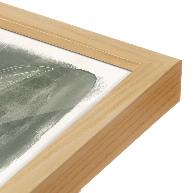 «Leaf Lines II» par Anne Tavoletti, reproduction d'art, H 12 po x l 12 po, Érable