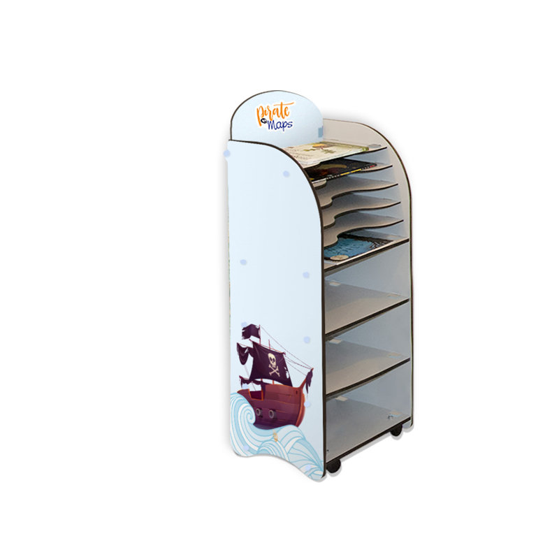 Présentoir pour livres H 38,58 po x l 13,39 po