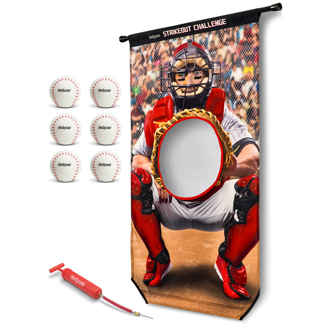 Strikeout Challenge Baseball Toss Doorway Game GoSports