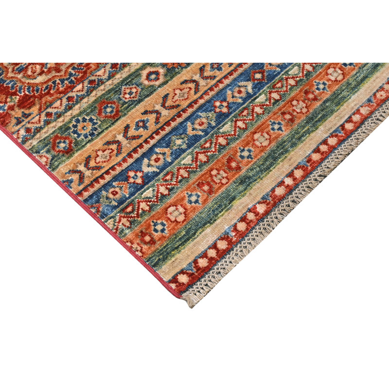 Hand Knotted Wool Area Rug