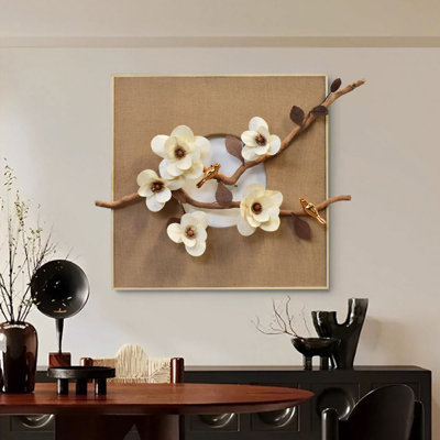 Creative floral wall decor