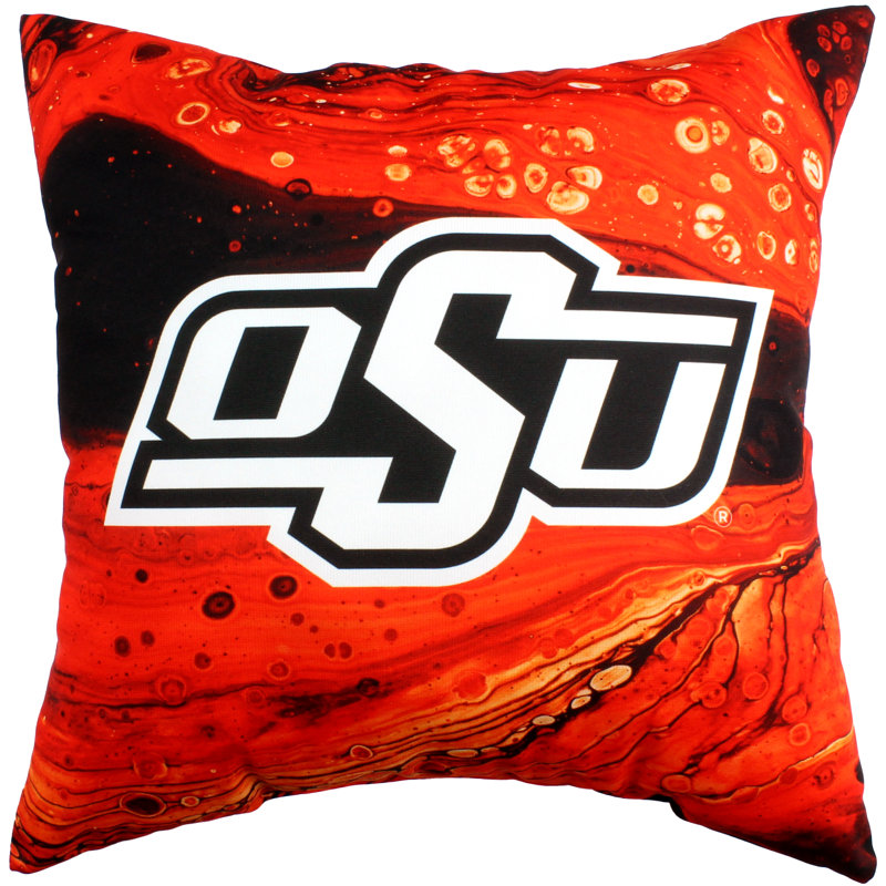 NCAA Throw Pillow, Oklahoma State Cowboys