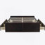 Structure de lit plateforme en bois avec 6 tiroirs -226452700