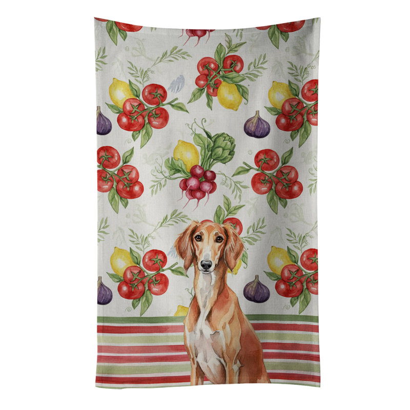 Serviette de cuisine Red Saluki, Red Saluki