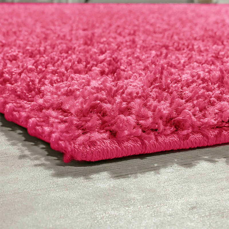 Eleia Solid Colour Shag Area Rug, Rectangle 200 x 290cm