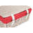 14 Inch Empty Wicker Hamper Basket - with Lining-86412949