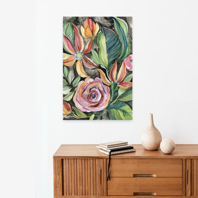 Art fantaisiste de fleur de jardin