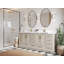 Meuble-lavabo double avec plateau Khiala 84-1577536859