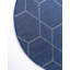 Tapis contemporain Tellaro couleur mer profonde-61875055