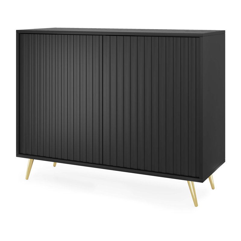 Linesville 104cm Sideboard, Black