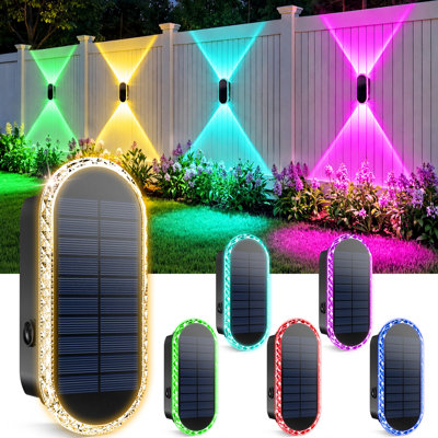 Matte Black Solar Powered Step Light